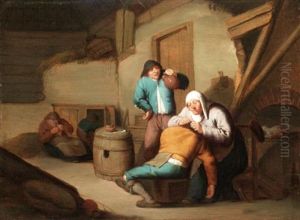 The Sense Of Sight by Adriaen Jansz van Ostade