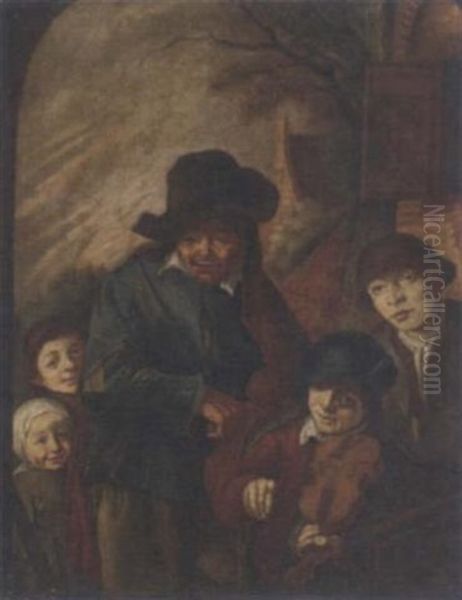 Peasants Making Music - view 1