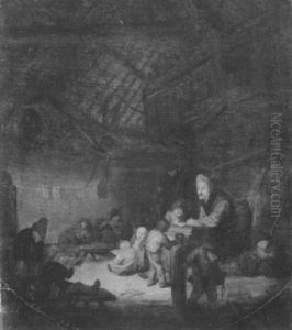 Bauerliches Interieur by Adriaen Jansz van Ostade