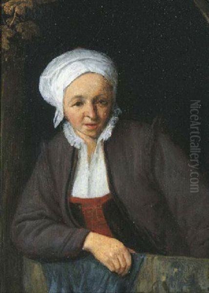A Woman At The Doorway - view 1