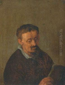 A Man Reading by Adriaen Jansz van Ostade