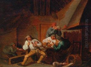 Boors Feasting In An Interior