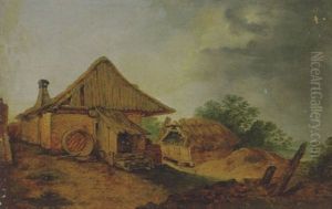 Farmyard by Adriaen Jansz van Ostade