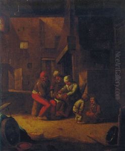 Scene D'interieur by Adriaen Jansz van Ostade