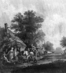 The Travelers Rest by Adriaen Jansz van Ostade