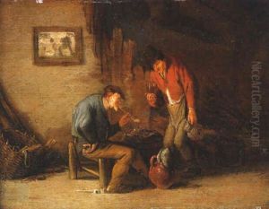 Boors Drinking And Smoking In A Tavern Boors Drinking And Smoking In A Tavern