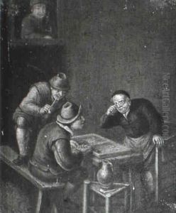 Peasants Playing Backgammon Peasants Playing Backgammon