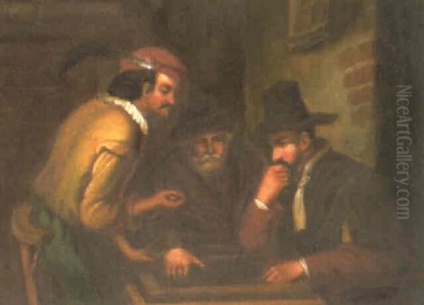 The Backgammon Players - view 1