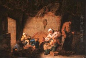Der Geruch by Adriaen Jansz van Ostade