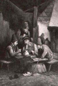 The Card Players by Adriaen Jansz van Ostade