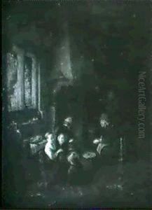 Bauernstube by Adriaen Jansz van Ostade