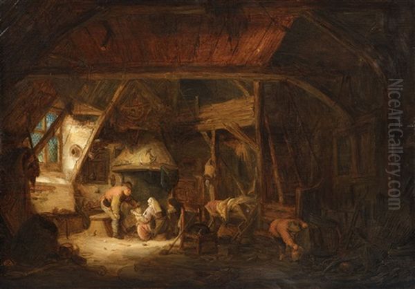 A Barn Interior - view 1