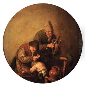 Paysan Avec Une Mere Qui Epouille Son Enfant Paysan Avec Une Mere Qui Epouille Son Enfant