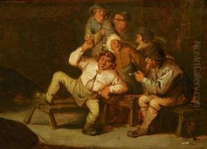 Bauern Im Wirtshaus by Isaac Van Ostade