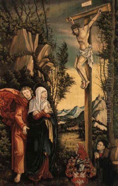 Maria Und Johannes Unter Dem Kreuz Christi - view 1