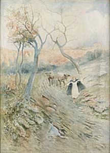Vallflickan by Allan Erik August Oesterlind