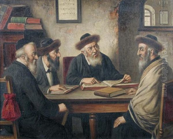 Rabbis At Discussion - view 1