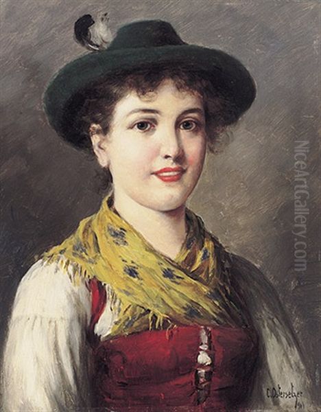 Junges Madchen In Tracht - view 1