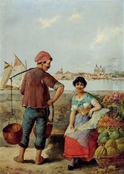 Venezianische Obstverkauferin - view 1