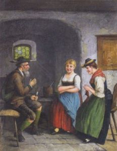Bavarian Interior Scene Bavarian Interior Scene