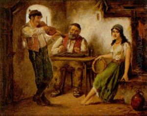Zigeuner Beim Musizieren