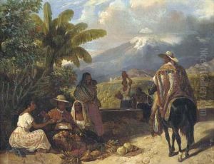 Vera Cruz, Mexico by Henri Pierre L. Blanchard