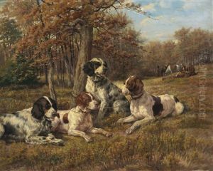 Setters At Rest by Edmund Henry Osthaus