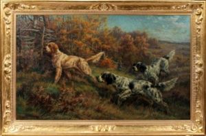 Hunting Dogs On The Scent Hunting Dogs On The Scent