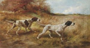 "maid Of Kent" And "rip Rap" On The Scent by Edmund Henry Osthaus