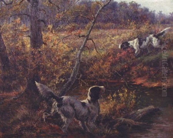 Landscape With Two Setters - view 1
