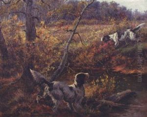 Landscape With Two Setters Landscape With Two Setters