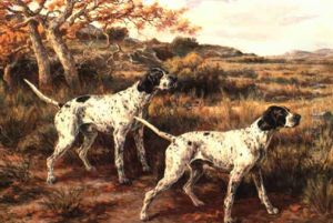 Two Pointers On Scent by Edmund Henry Osthaus