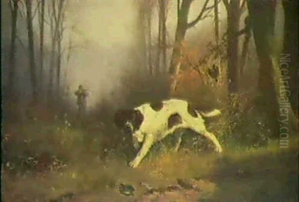 Dog With Hunter - view 1