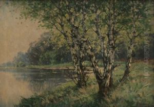 Sommerlicher Waldseee by Ilya Semenovich Ostroukhov
