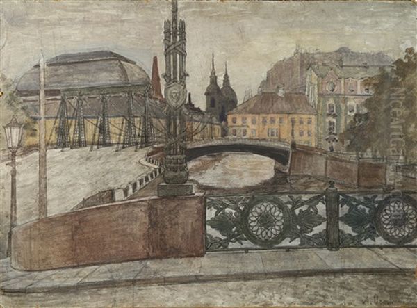 Suspension Bridge, St. Petersburg - view 1
