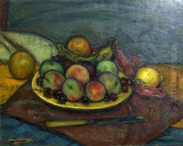 Untitled - Still Life With Apples And Cherries - view 1