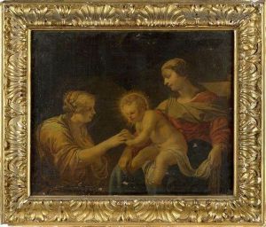 Le Mariage Mystique De Sainte Catherine. by Jacques Blanchard