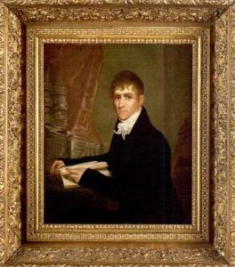 Portrait Of Joseph Delaplaine Od Philadelphia