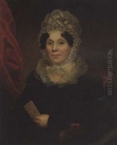 A Portrait Of Marie Louise Vernier Besson by Bass Otis