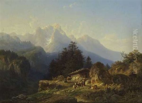 Alm Im Hochgebirge - view 1