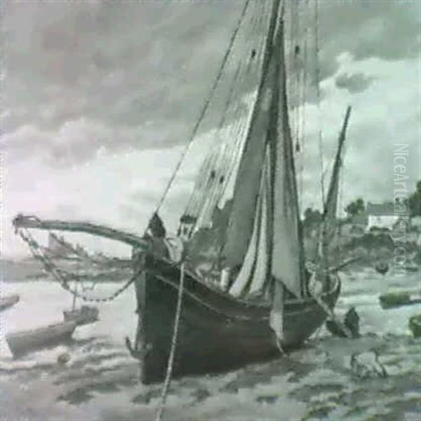 Voile Rouge...bretagne/a Har- Bor View - view 1