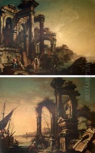 Caprichos Arquitectonicos (pair)