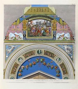 Ohne Titel, Pl.10 (from Biblischen Szenen Der Raffaels In Den Vatikan-loggien, After Pietro Camporesi Und Gaetano Savorelli) by Giovanni Ottaviani