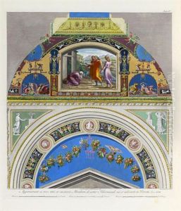 Ohne Titel, Pl.4 (from Biblischen Szenen Der Raffaels In Den Vatikan-loggien, After Pietro Camporesi Und Gaetano Savorelli) by Giovanni Ottaviani