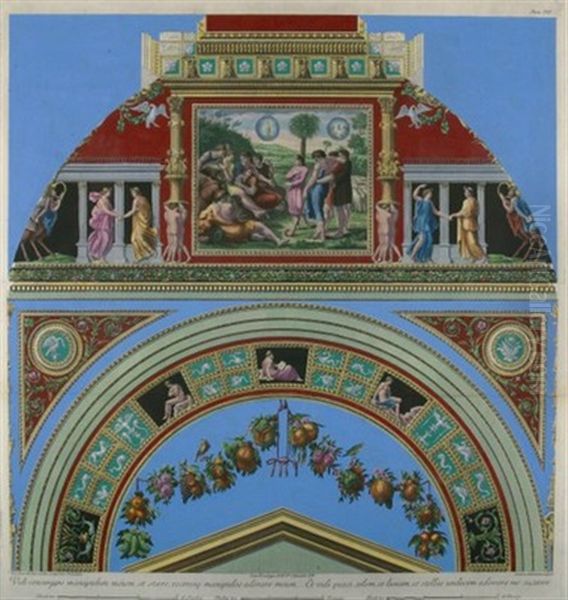 Loggie Di Raffaele Nel Vaticano (13 Works) - view 1