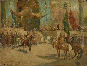 Orientalische Palastszene
