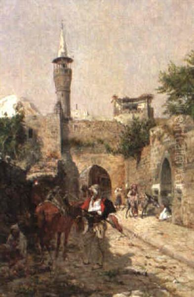 Orientalische Strasenszene - view 1