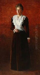 Portrait Of A Woman by Johannes Ottesen