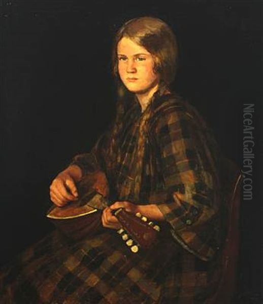 Portrait Of A Girl With A Lute - view 1