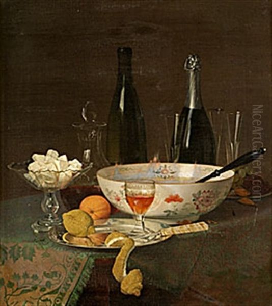 Stilleben Med Balskal Och Konfekt - view 1
